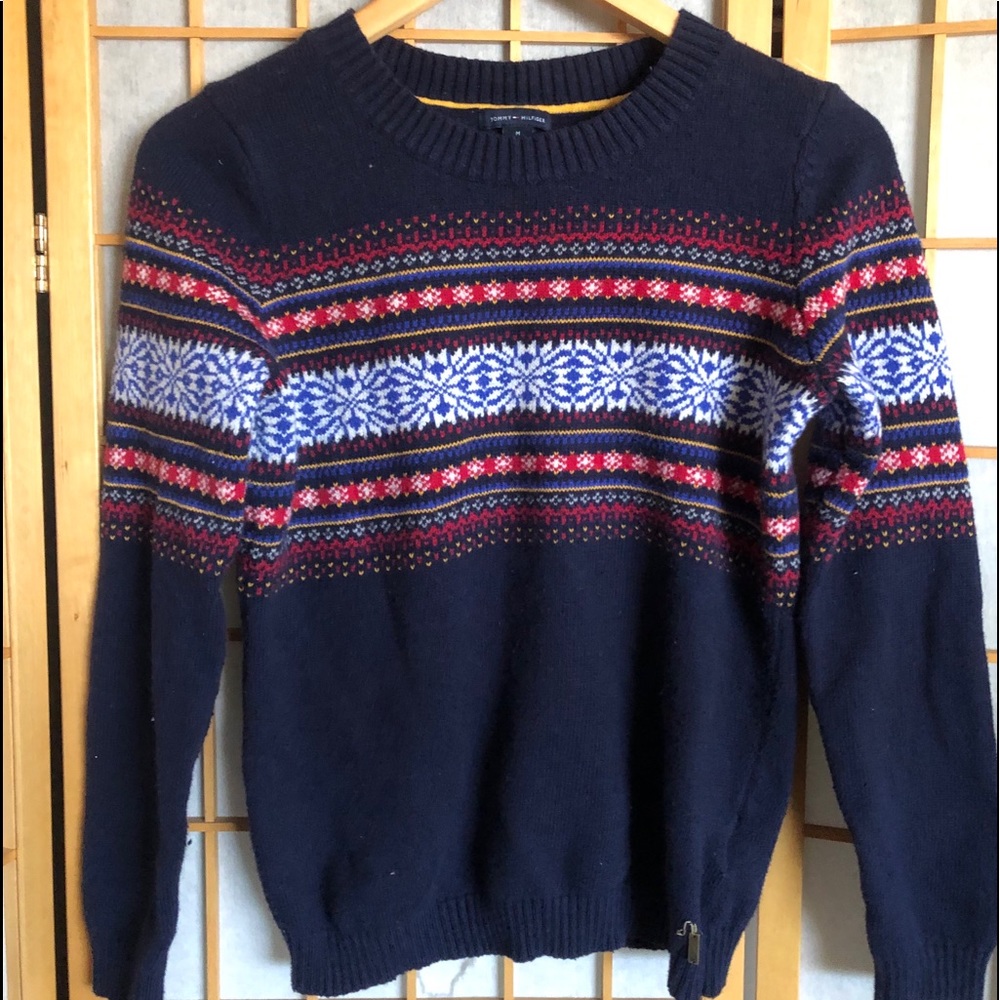 Tommy Hilfiger Angora blend fairisle sweater girls